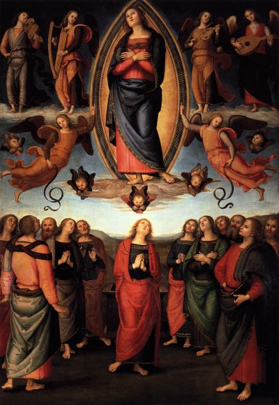 Tenhemelopneming van Maria door Pietro Perugino